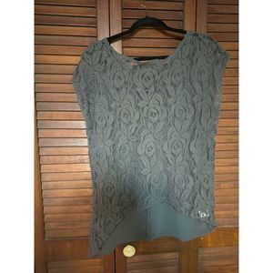 Grey Lace Blouse